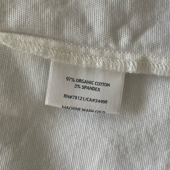 Eileen Fisher Organic Cotton White Denim Utility Shacket Jacket M EUC - Picture 12 of 16